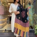 Ajrakh Amour Ajrakh Cotton Dupatta - Image 2