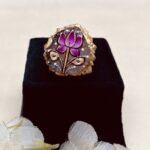 Amer Palace Meenakari Agate Jewelry Set - Image 4