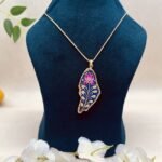 Amer Palace Meenakari Agate Jewelry Set - Image 2
