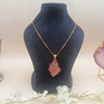 Amer Palace Meenakari Agate Necklace - Image 3