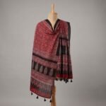 Bagh-e-Rajasthan Ajrakh Modal Silk Stole - Image 6