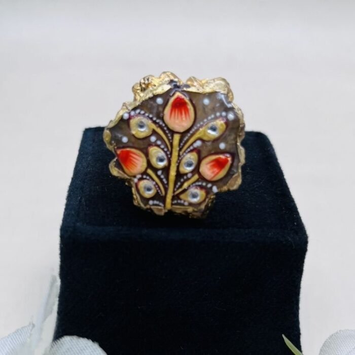 Banjara Jewel Meenakari Agate Jewelry Set - Image 5