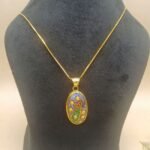 Chandrika Meenakari Agate Necklace - Image 4