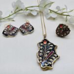 Chitrangan Meenakari Agate Jewelry Set - Image 2