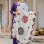 Eternal Earth Ajrakh Cotton Dupatta - Image 3