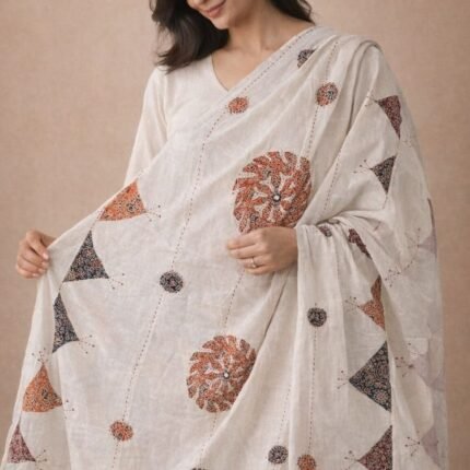 Eternal Earth Ajrakh Cotton Dupatta
