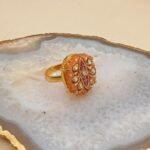Gulbahar Agate Meenakari Ring - Image 2