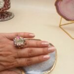 Gulistan Agate Meenakari Ring