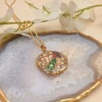 Gulistan Meenakari Agate Necklace