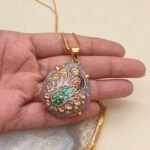 Gulnaar Meenakari Agate Necklace - Image 2