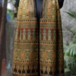 Heritage Hues Ajrakh Modal Silk Stole - Image 2