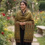 Heritage Hues Ajrakh Modal Silk Stole - Image 4