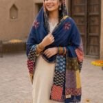 Indigo Royale Ajrakh Cotton Dupatta - Image 5