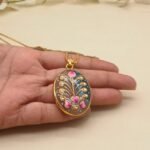 Jewel Caravan Meenakari Agate Necklace - Image 2