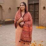 Kesar Kalpana Ajrakh Modal Silk Stole - Image 6