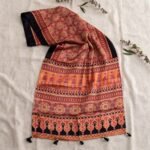 Kesar Kalpana Ajrakh Modal Silk Stole - Image 5