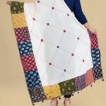 Khaas Kaarigari Ajrakh Cotton Dupatta - Image 6