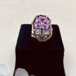 Maharani Heritage Meenakari Agate Jewelry Set - Image 4