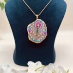 Maharani Heritage Meenakari Agate Jewelry Set - Image 2