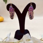 Maharani Garden Meenakari Agate Jewelry Set - Image 3