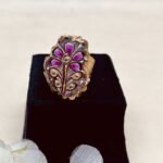 Maharani Grace Meenakari Agate Jewelry Set - Image 4