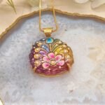 Maharani Grace Meenakari Agate Necklace