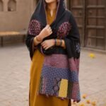 Maharani Motif Ajrakh Cotton Dupatta - Image 10