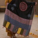 Maharani Motif Ajrakh Cotton Dupatta - Image 8