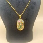 Meher Noor Meenakari Agate Necklace - Image 4