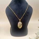 Meher Noor Meenakari Agate Necklace - Image 3