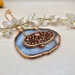 Mehervastra Meenakari Agate Necklace - Image 3