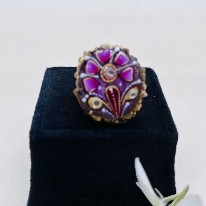 Mehfil Noor Meenakari Agate Jewelry Set - Image 5