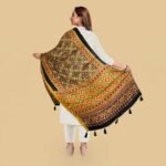 Mitti & Motif Ajrakh Modal Silk Stole - Image 4