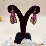 Noor Mahal Meenakari Agate Jewelry Set - Image 3