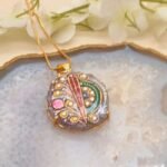 Noor Mahal Meenakari Agate Necklace