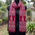 Noor-e-Ajrakh Modal Silk Stole - Image 2
