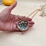 Noorrang Meenakari Agate Necklace - Image 2
