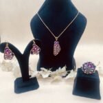 Rajputana Royale Meenakari Agate Jewelry Set