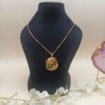 Rajputana Royale Meenakari Agate Necklace - Image 3