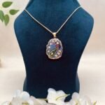 Rajsi Elegance Meenakari Agate Jewelry Set - Image 2