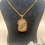 Rajwada Treasure Meenakari Agate Necklace - Image 4
