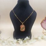Rajwada Treasure Meenakari Agate Necklace - Image 3