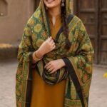 Rang Mahal Ajrakh Modal Silk Stole - Image 5