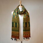 Rang Mahal Ajrakh Modal Silk Stole