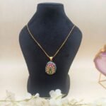 Rang Mahal Meenakari Agate Necklace - Image 3