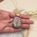 Rang Mahal Meenakari Agate Necklace - Image 2