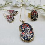 Rangmanch Meenakari Agate Jewelry Set - Image 2