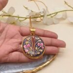 Rangrez Beauty Meenakari Agate Necklace - Image 2