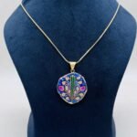 Rangrez Treasure Meenakari Agate Jewelry Set - Image 3
