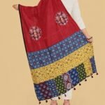 Rangrezana Ajrakh Cotton Dupatta - Image 7
